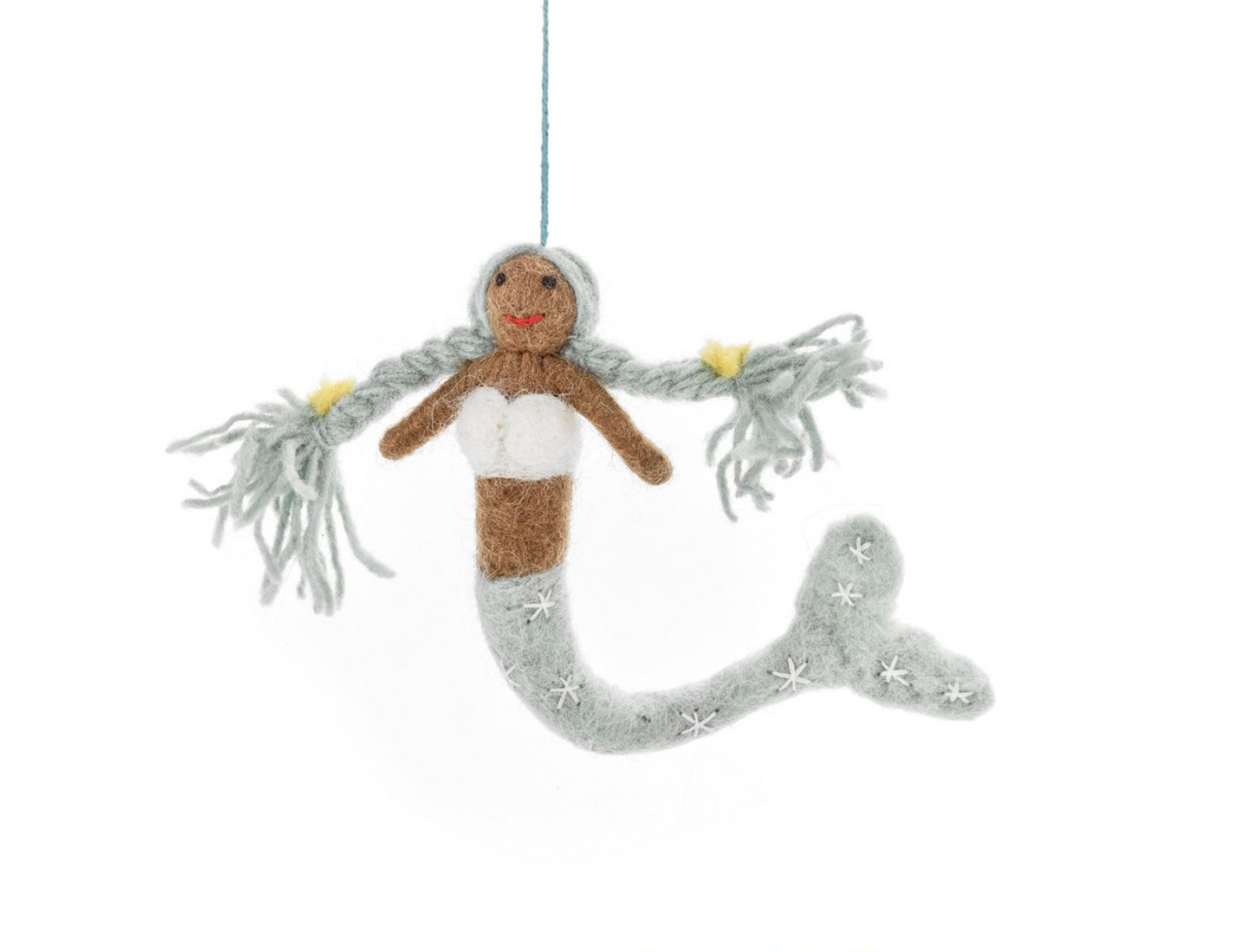 Handmade Felt Magical Mermaids Hanging Decorations