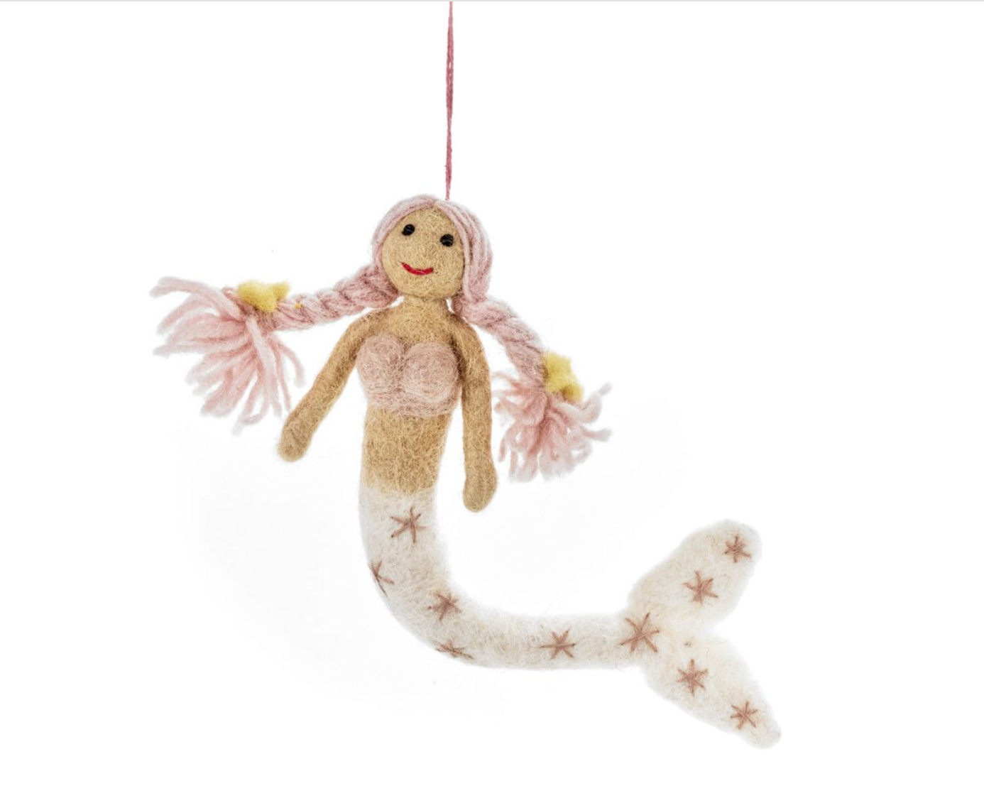 Handmade Felt Magical Mermaids Hanging Decorations