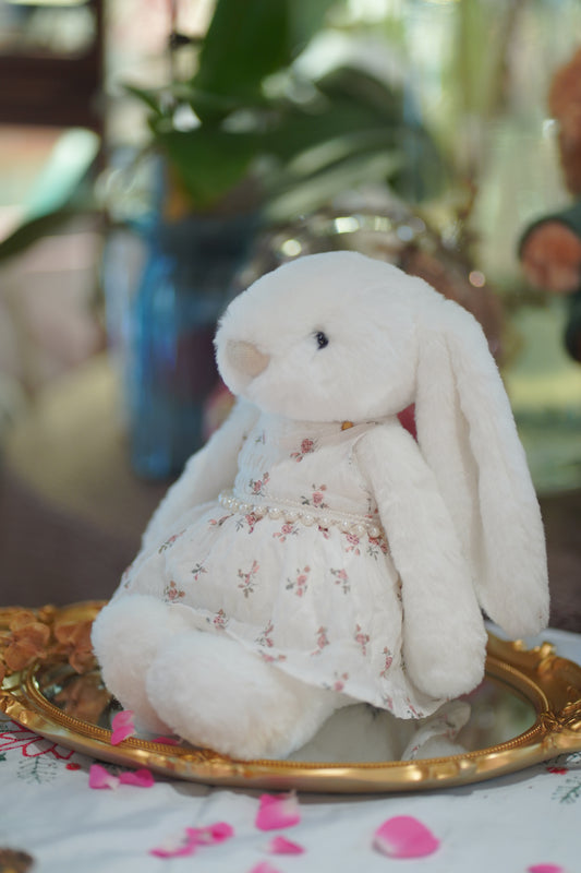 Floral and Pearl Doll Dress