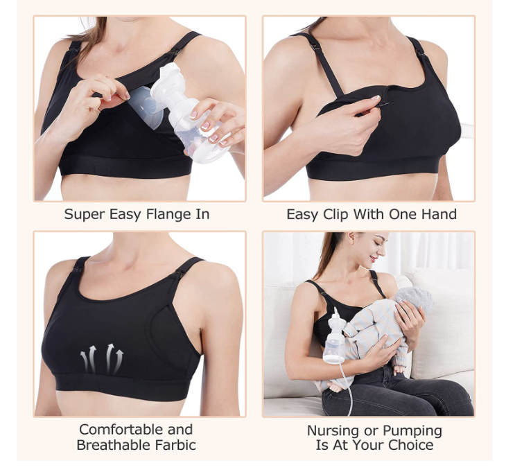 Hands Free Pumping Bra