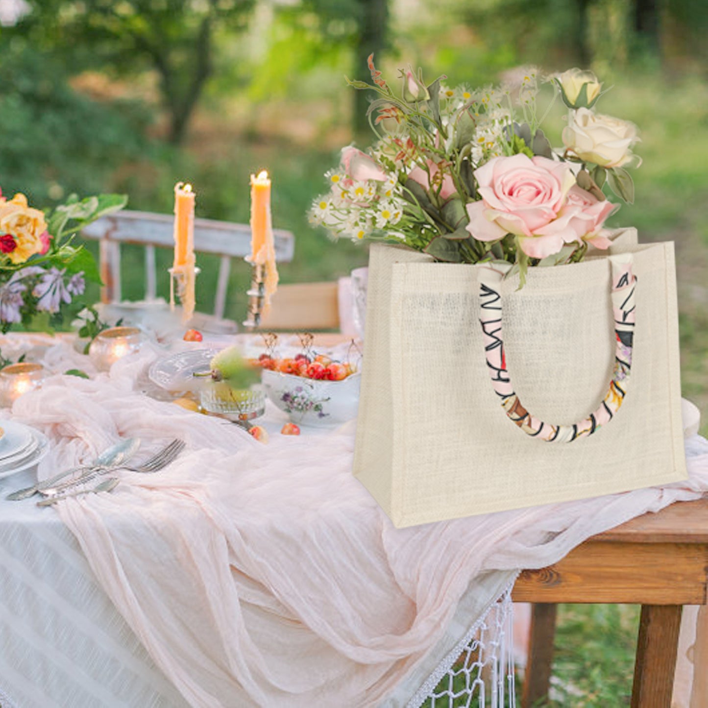 Large Beige Waterproof Gift Bags