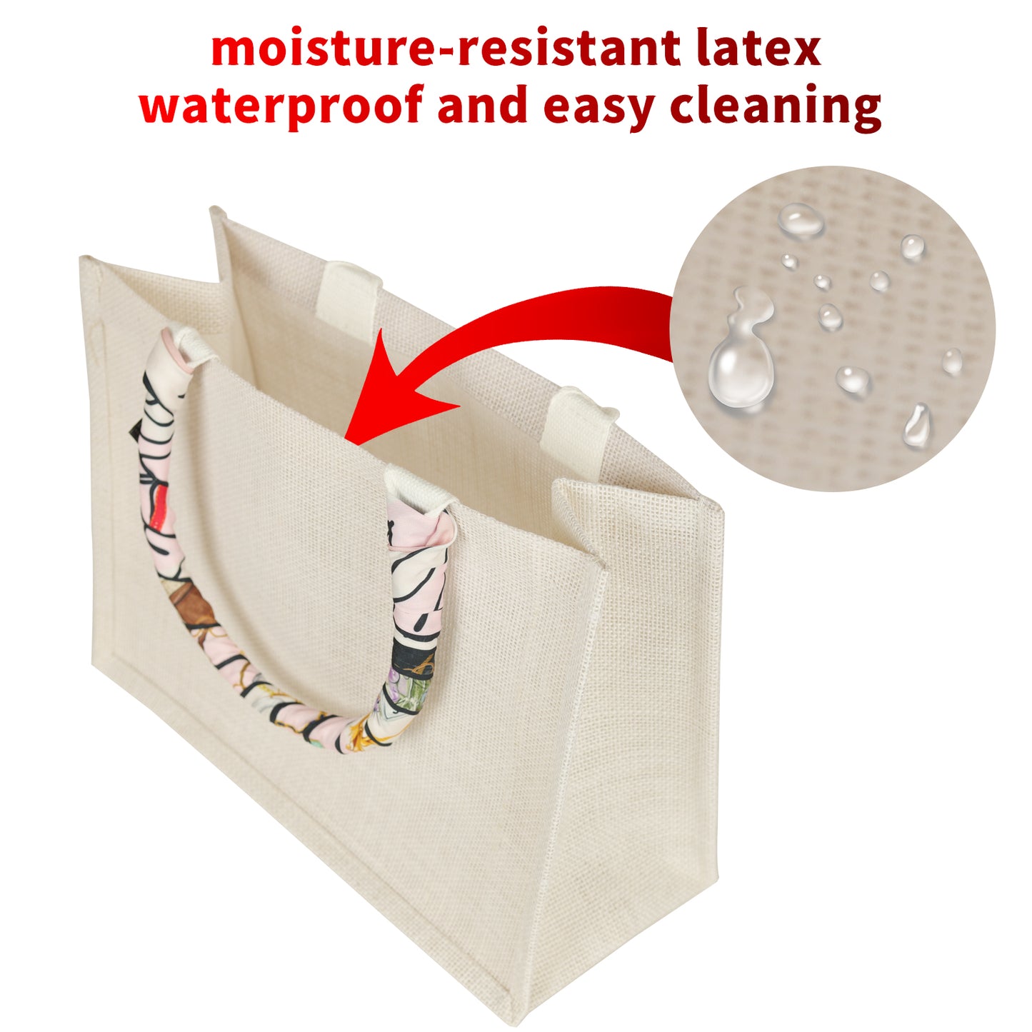 Large Beige Waterproof Gift Bags